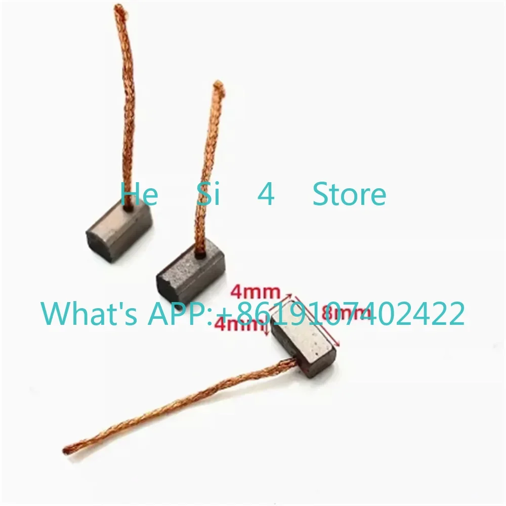 50pcs for Yida Qida Sail Kaiyue wiper carbon brush  automatic door motor with copper carbon brush 4*4*10 4*4*8MM