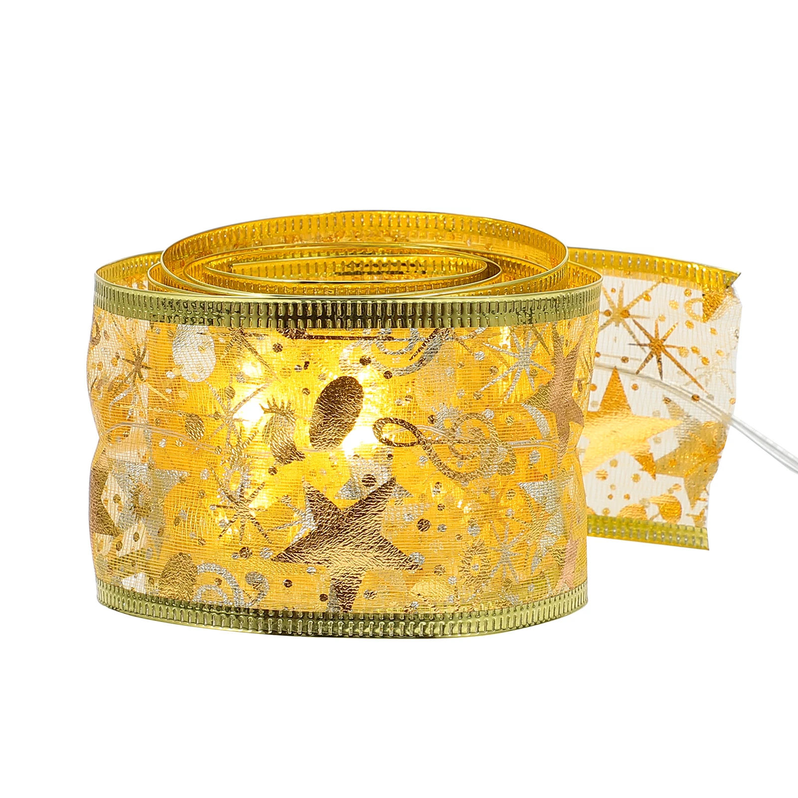 

Decorate Glowing Ribbon Christmas Decorations LED Light Lights Indoor