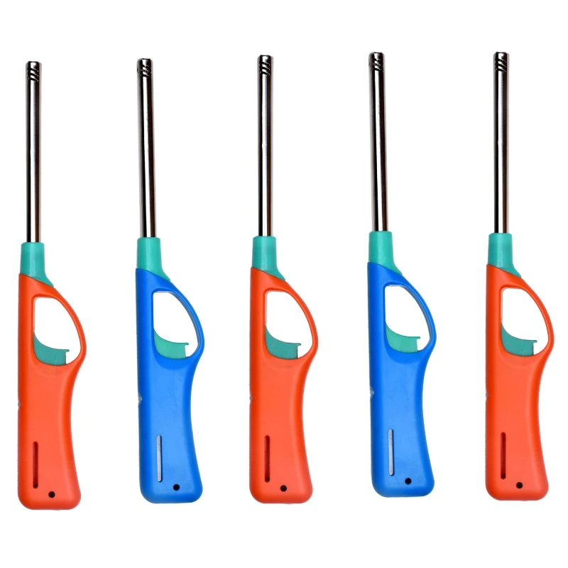 

Новейшая металлическая зажигалка-пистолет для газовой плиты, с открытым пламенем, для кухни, природного газа, уличного барбекю, зажигалка для сигарет