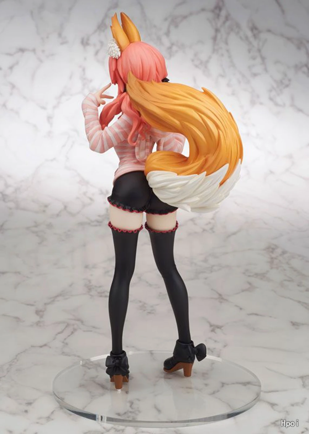25CM Anime Fate/Extra CCC Tamamo geen Mae Figuur 1/7 Caster Plain Kleding ver Stand Model Speelgoed pop Action Figure Collectie Geschenken