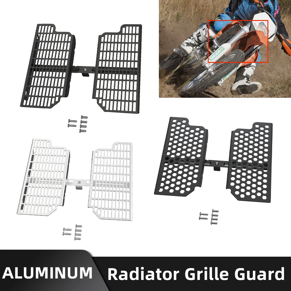 Radiator Grille Guard Grill Cover Protector For EXC 250 450 250EXC 525MXC 525EXC 400 EXC 450SX 450MXC 4-Stroke 2003 2004 2005