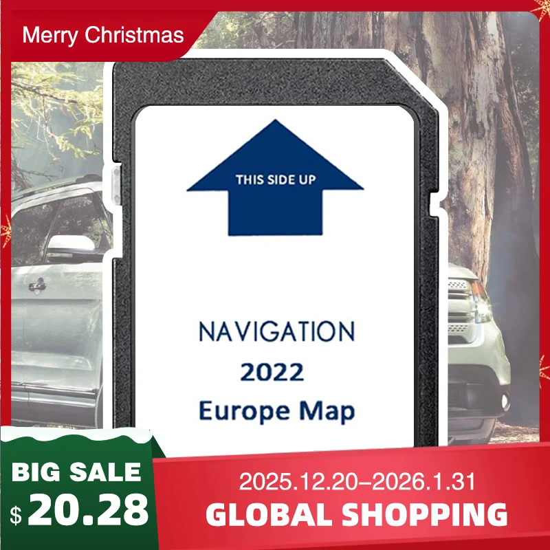 

Memory Card for IVECO Stralis Hi-Way Car Navigation System with 2022 Europe Navigation SD Map