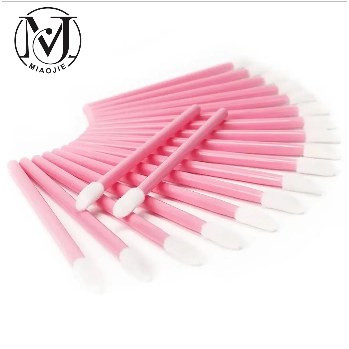 MJ 50/100/500pcs Eyebrow Eyelash Brushes Eyelash Spoolies Mascara Wands Applicator for Eyelash Extension Makeup Tool LAUKISS