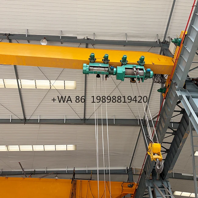 Electric Single Gider  Overhead Crane Quality Assurance 5 Tons Factory Use