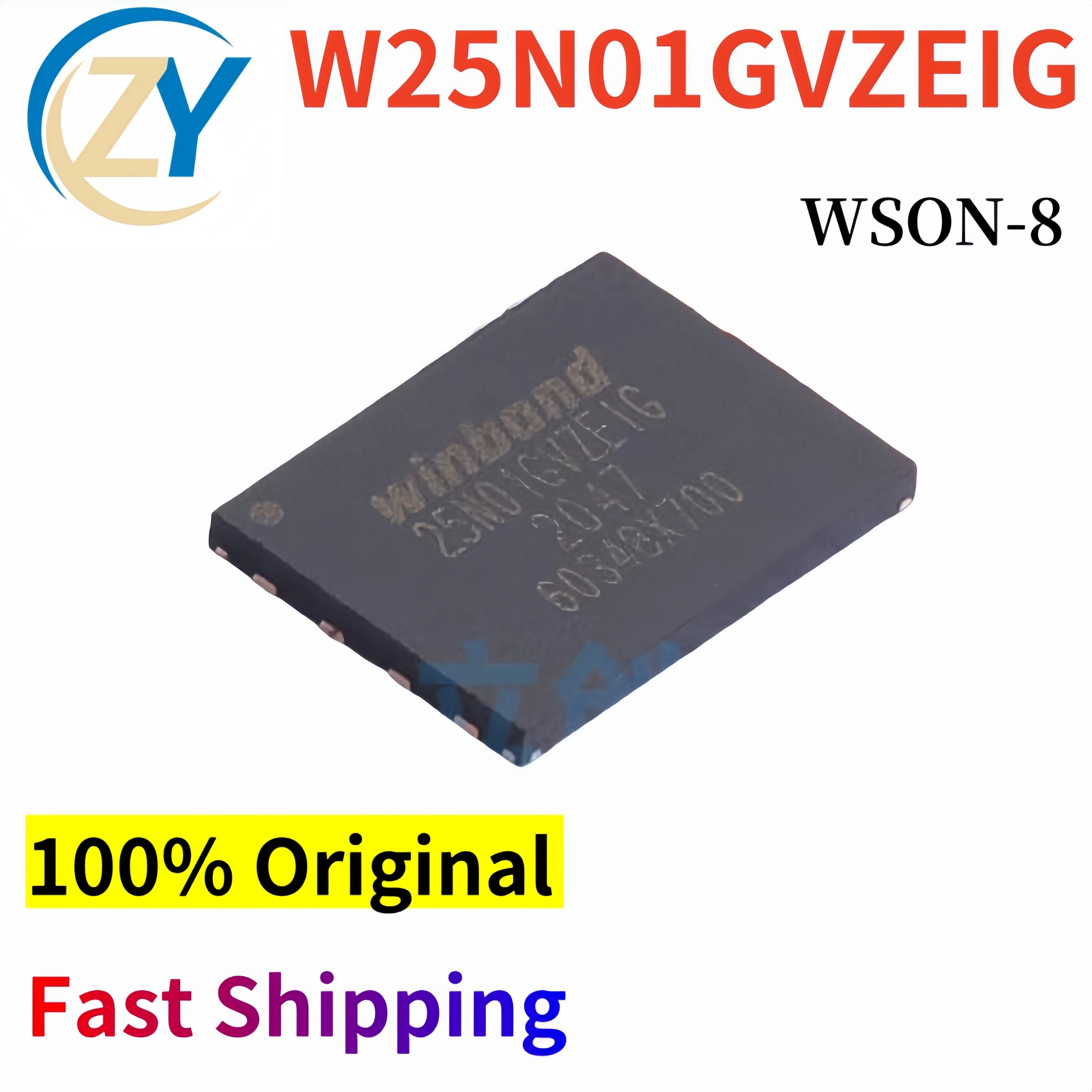 

(5pcs) W25N01GVZEIG W25N01 Nand Flash W25N01GV 1G-bit/128M-byte 100% Original & In Stock