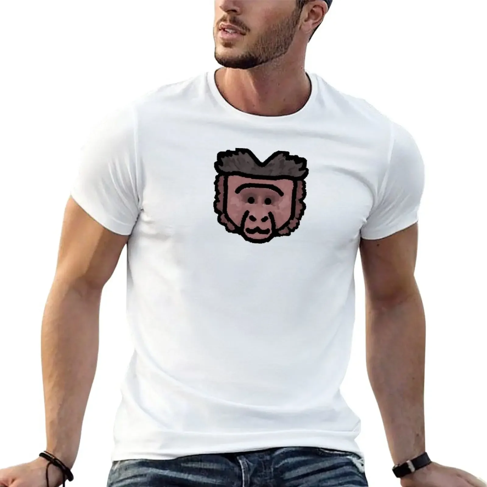 Tufted Capuchin T-Shirt quick drying anime men workout shirt