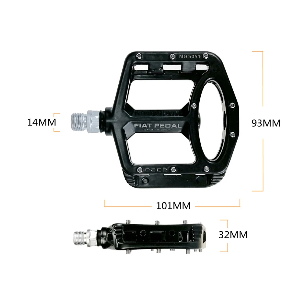 White Pedals For Bicycle Magnesium Alloy Road Bike Pedal Cycling Ultralight MTB Pedal Lightweight Bike Accessories