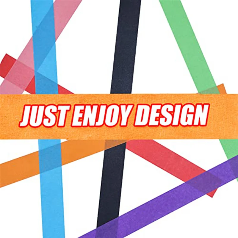 Ingenious-Colored Masking Tape Bulk Multi Rainbow Color Craft Tape 1, 980 Feet X 1 Inch Of 12 Colors Fit For Kids