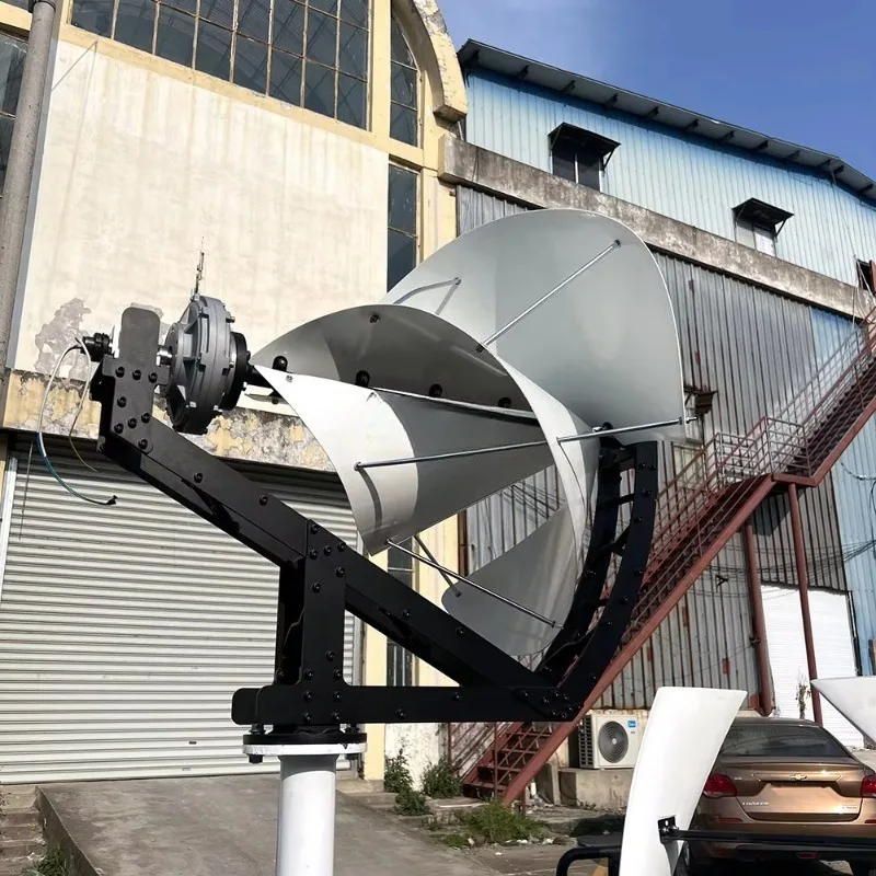 12V 24V 2000W Wind Turbine Generator Kit with Fiberglass Blades for Home, Farm, RV & Off-Grid Hybrid Power Supply System
