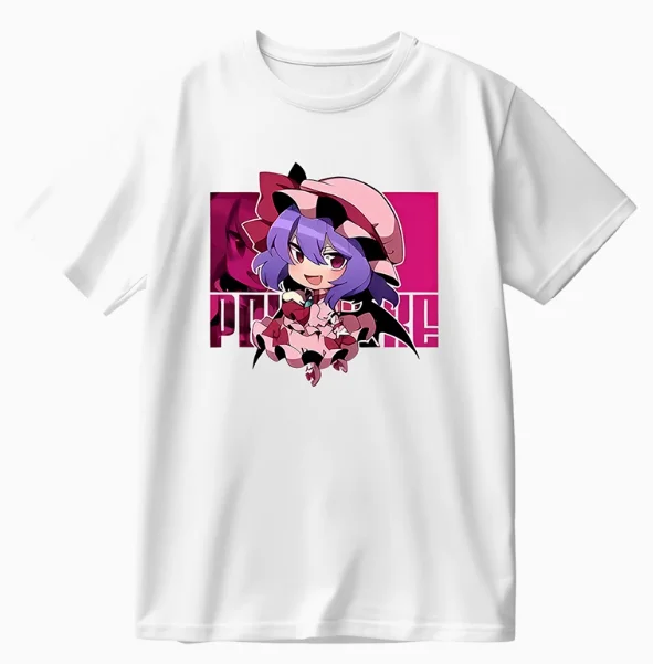 レミリア-ゆったりとした半袖Tシャツ,コスプレ衣装,カジュアル,学生,夏