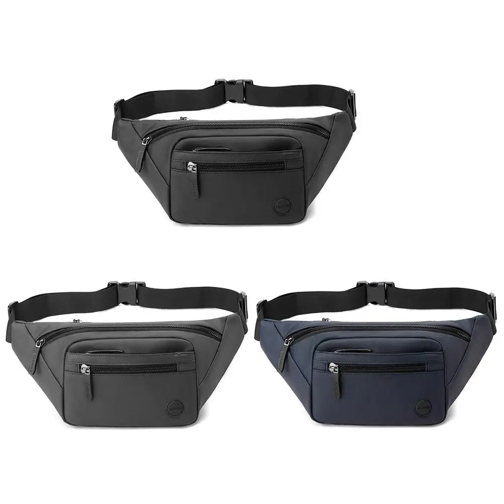

Повседневная водонепроницаемая поясная сумка большой емкости с отделениями для карт, пояс для денег, спортивная сумка для телефона