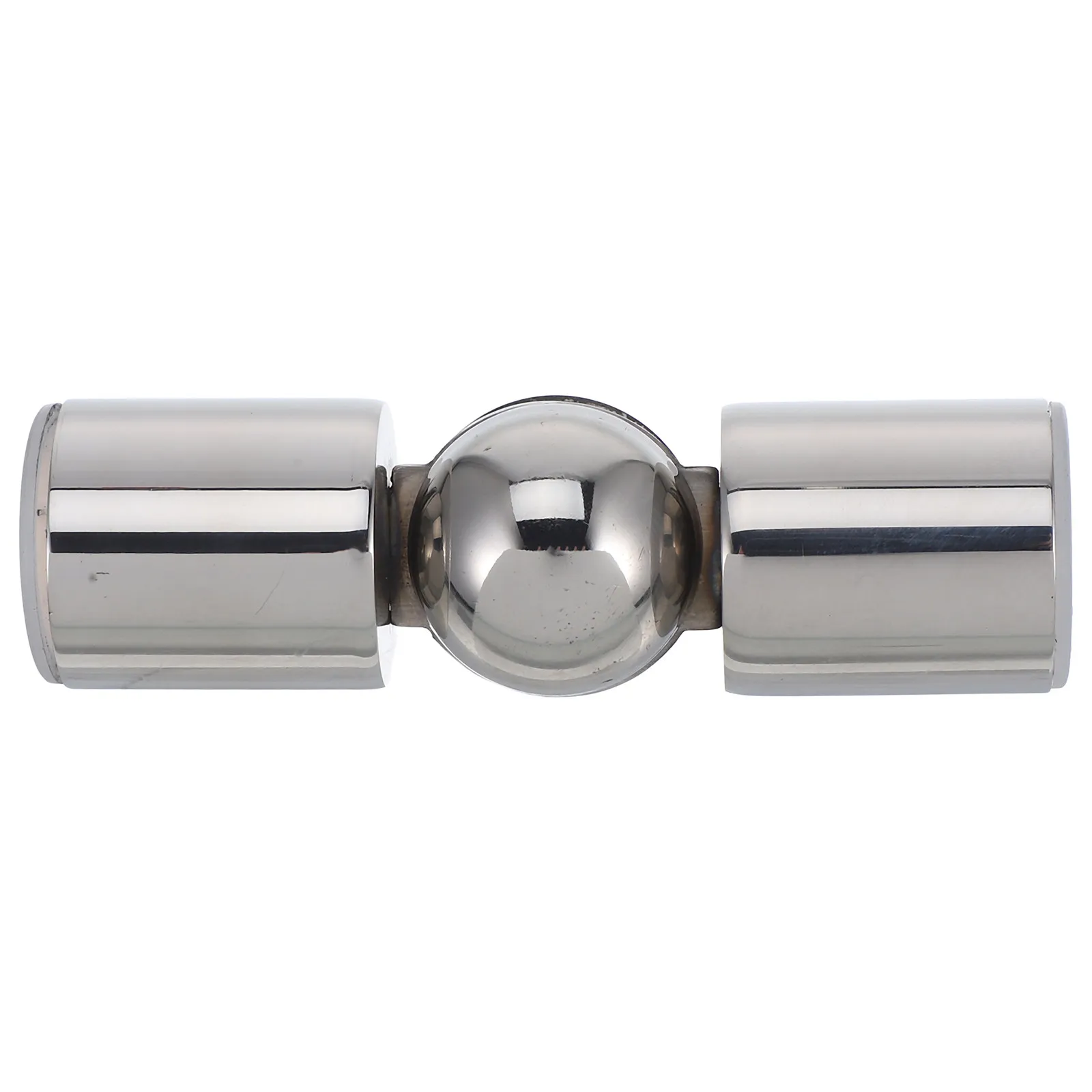 Sturdy Steel Curtain Rod Elbow Connector Adjustable Angle Hinged Corner Fitting for Window Bay Glass Door Drapery Rods Tube