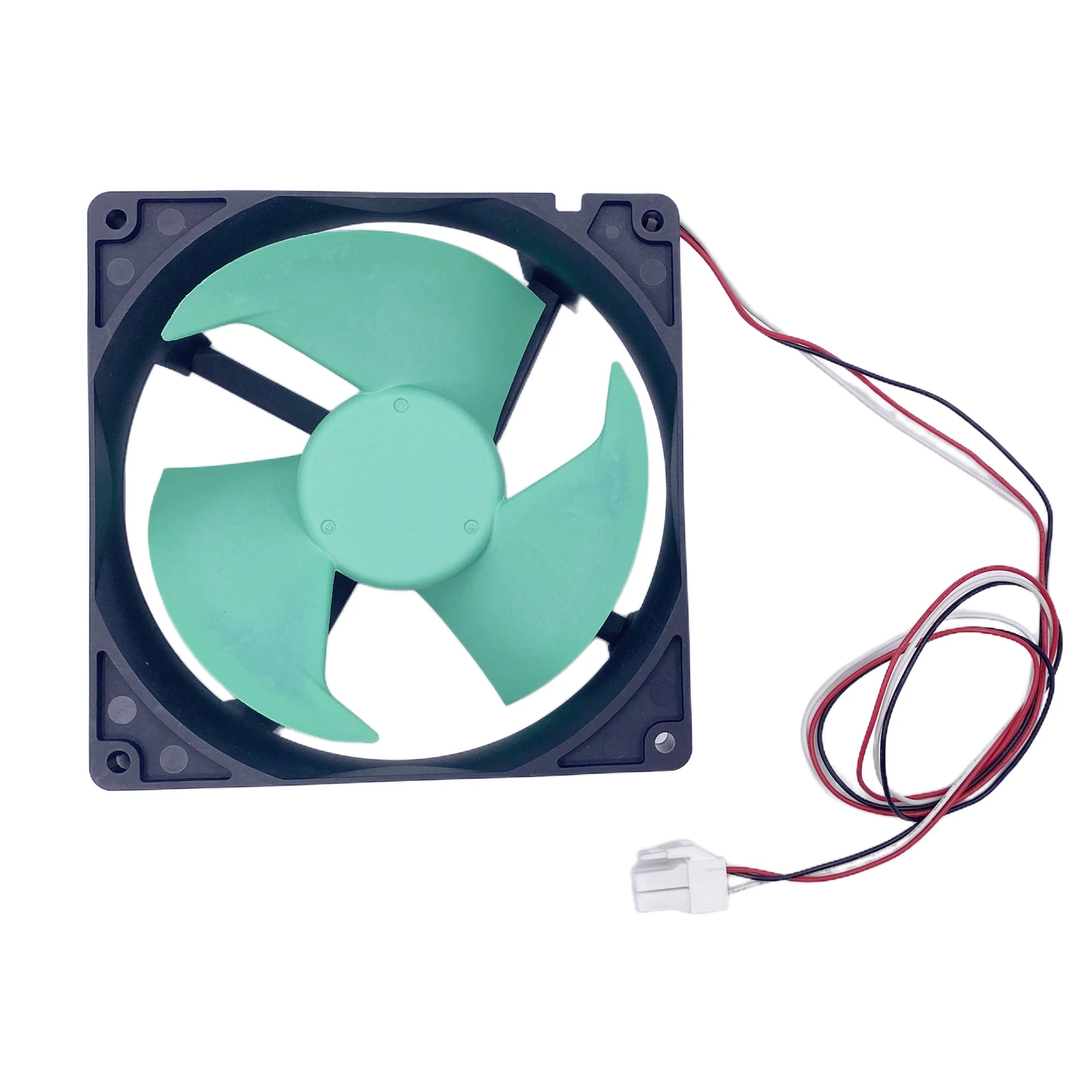NMB-MAT FBA12J15V 15V 0.28A Refrigerator Condenser Fan Motor Assembly Compatible for 12012025mm 3-Wire Refrigerator Cooling Fan