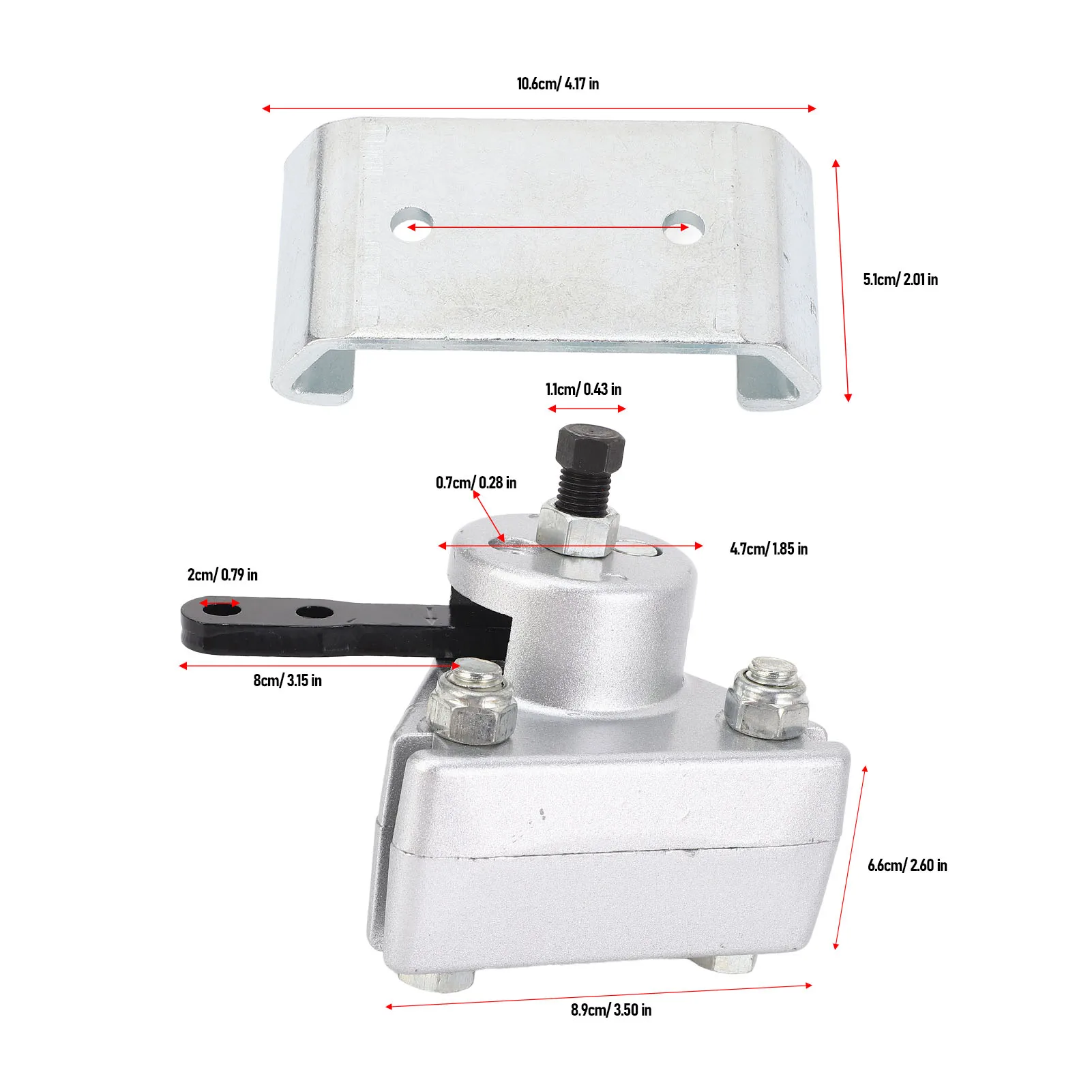 Go Kart فرجار الفرامل الميكانيكية ومجموعة قوس مع منصات استبدال ل Manco 9598 9597 Go Kart Fun Cart Accessories