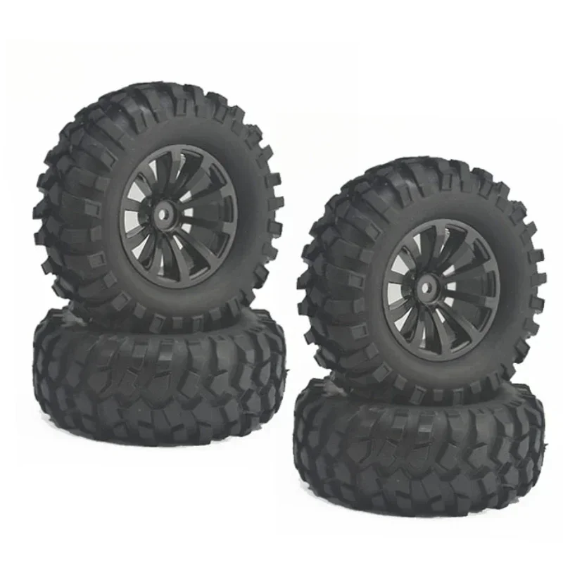 1.9" Tires 108mm Wheel 12mm Hex Hub For SCX10 RC Telecontrol Model Car Climbing Tyre Simulated Gravel Tire High Quality