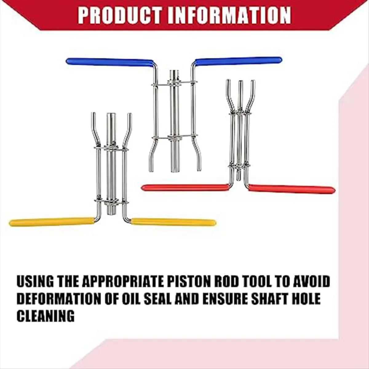 HGHO Hydraulic Cylinder Rod Seal Installation Tool Hydraulic Cylinder Rebuild Repair Gland Seal Tool,Seal Torque Tool Set