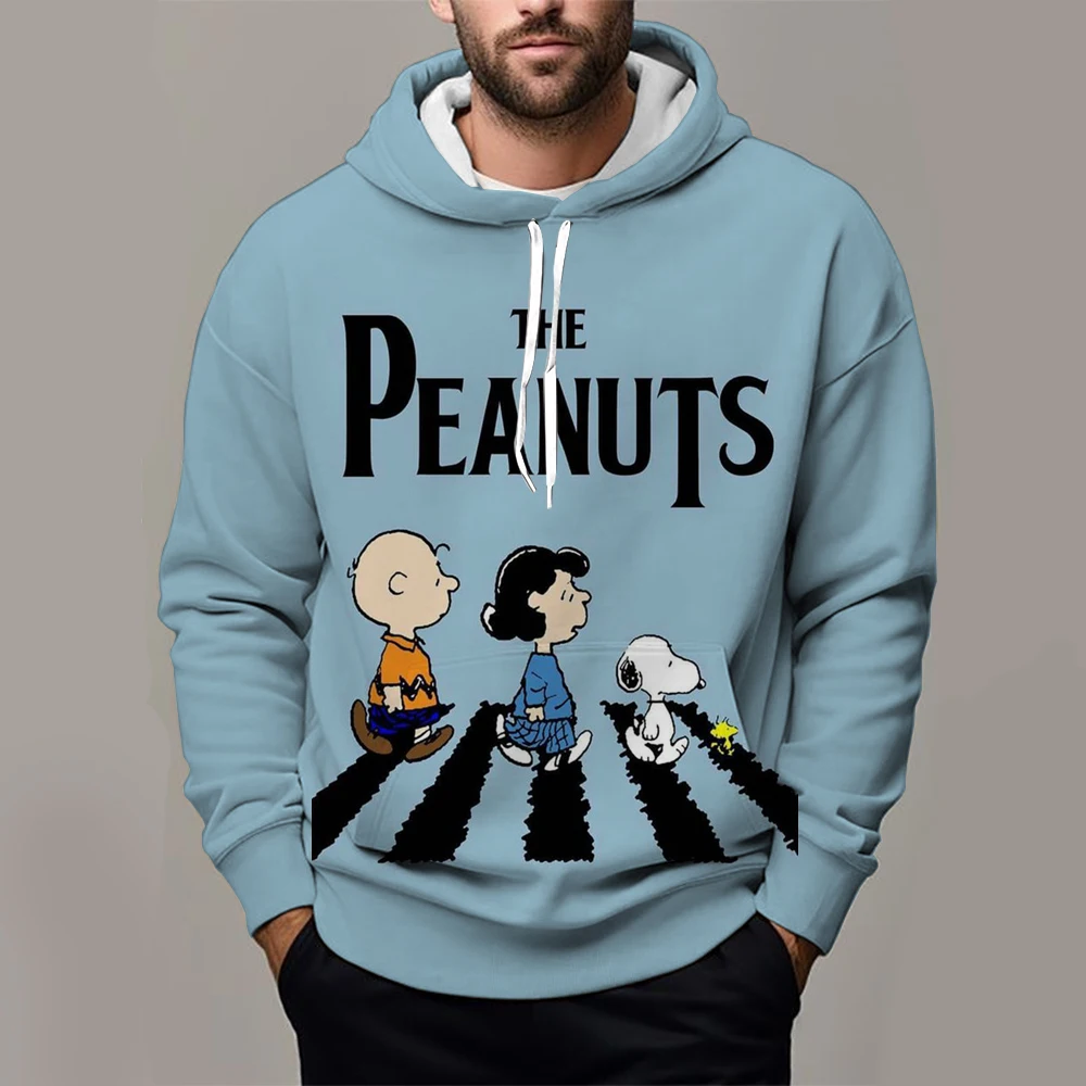 Snoopy Hoodies Sweatshirts Leisure Hoodie Men Women Clothing Outerwears Blouse Tops Amusing Streetwear Graphic Hoodies Kids