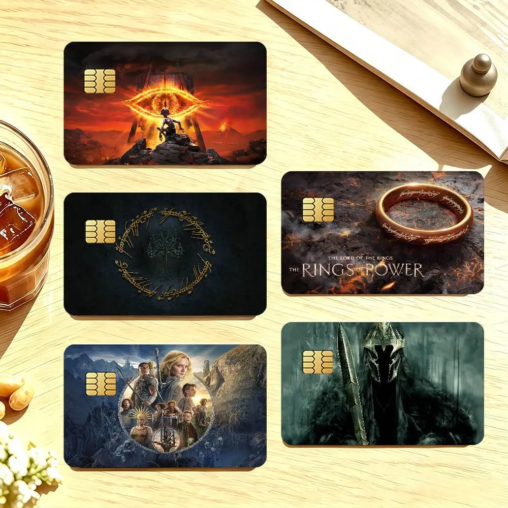 Film The L-Lord of the R-Rings Credit Card Public Transportation Cards Protective Sticker Waterproof Card Face Decoration 4PCS