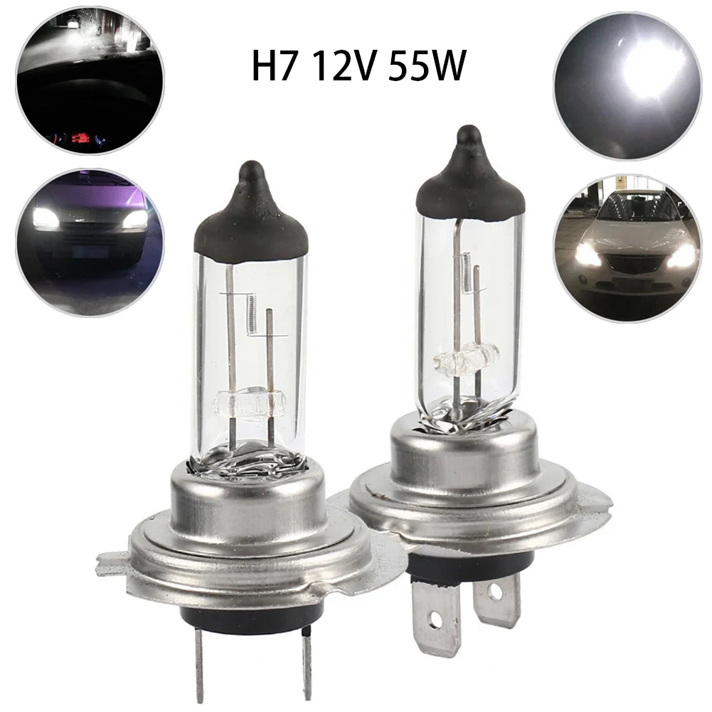Light H7 Halogen Headlights H7 High Quality Quartz Texture White For Cars With 12V Battery High Xenon Gas Filled