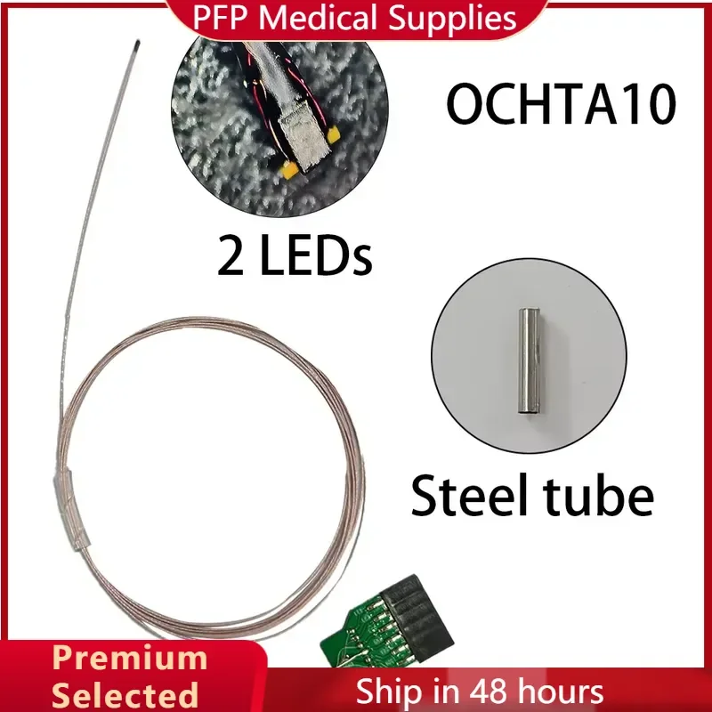 AP08 for OCHTA10 Camera Module with 2 LEDs Steel Tube Protection 400x400 for Medical Inspection