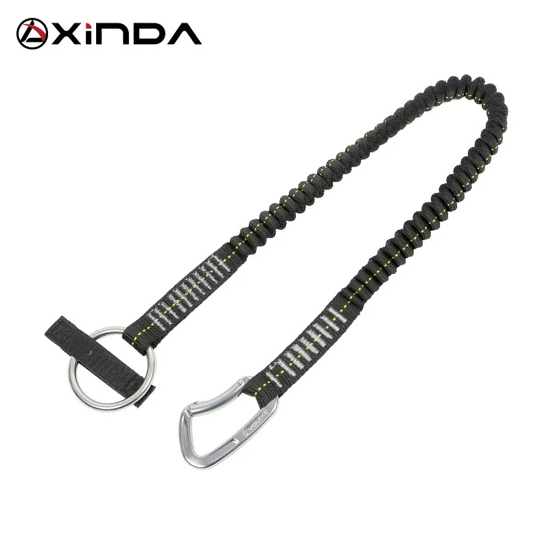 Xinda Outdoor Rescue Oxtail Escape Rope Fast Device Rescue Traction Pull Rope Elastic Webbing Sling