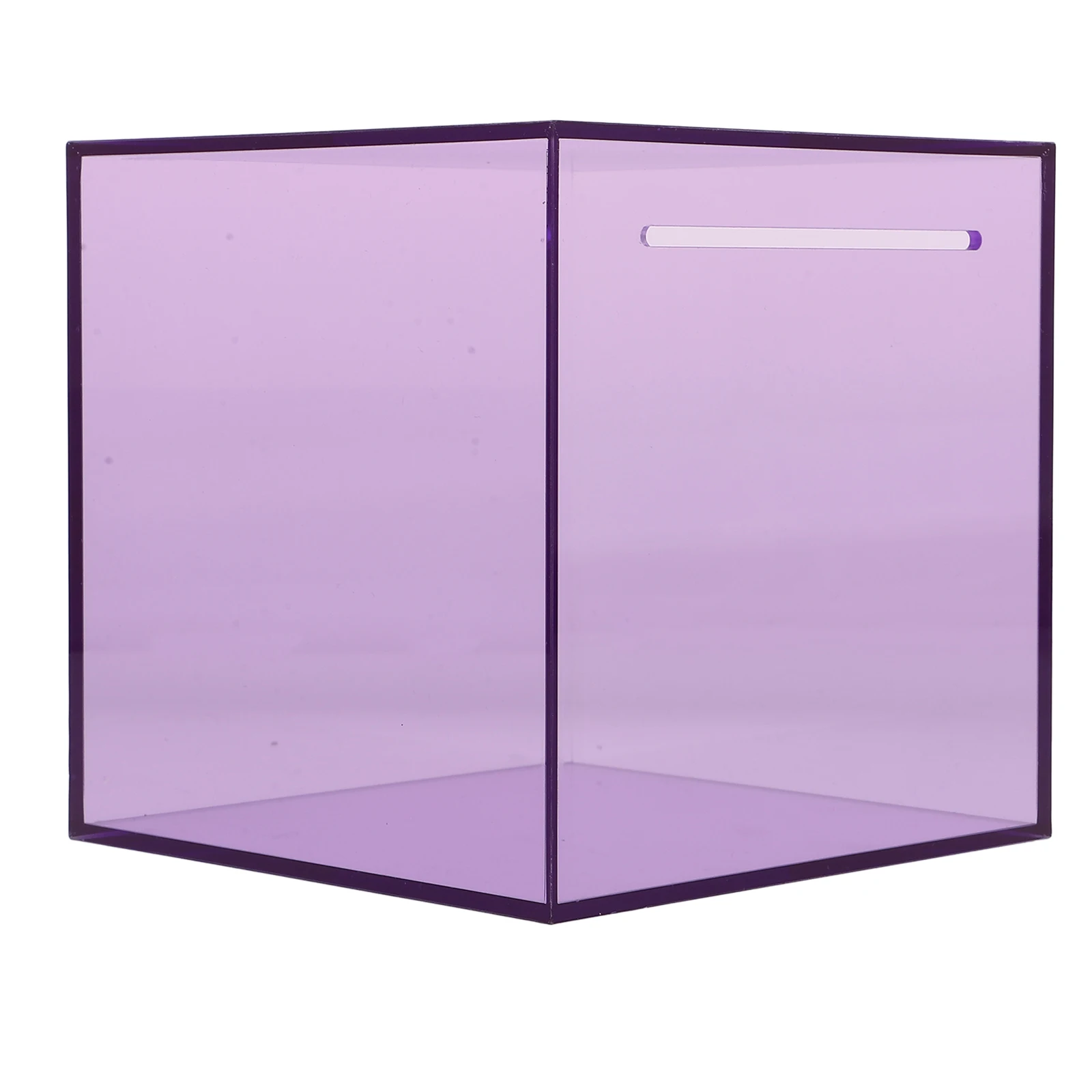 

Acrylic Money Box With Slot On Top Transparent Large Capacity Storage Box Coins Bills Safe Deposit Piggy Bank Change