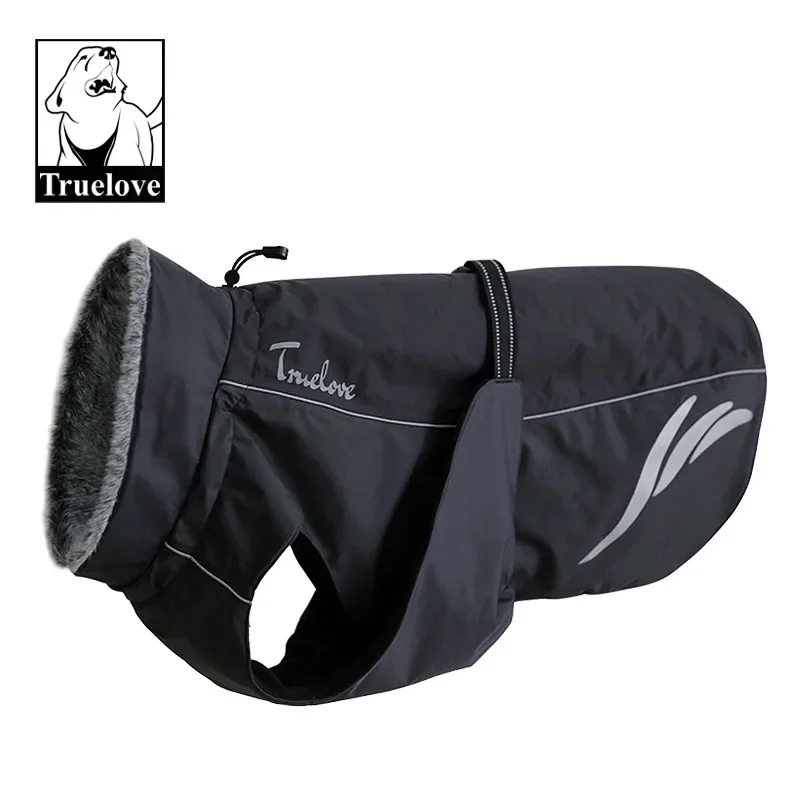 Truelove Wasserdichter Hunde-Wintermantel, Weste, Outdoor, reflektierend, zum Gehen, warme Haustierjacke, Kleidung für große und kleine Hunde TLG2371