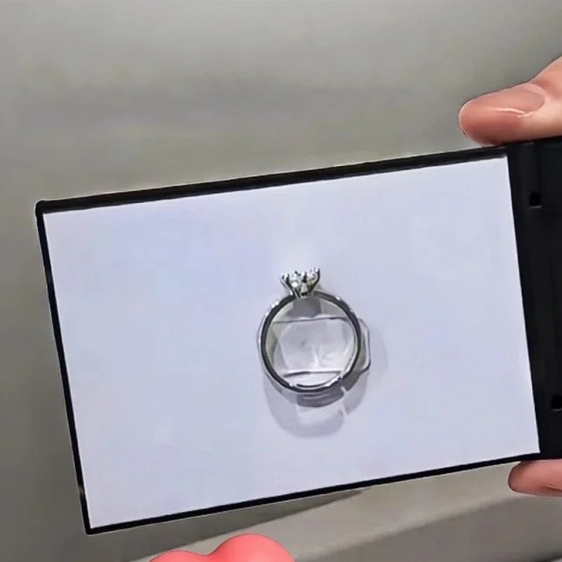 1pc New Creative Magic Sketchpad Photo Ring Storage Box Couple Surprise Prop Gift