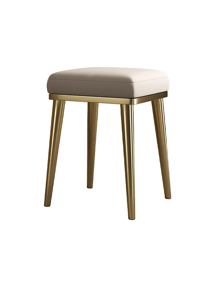 Customizable Sgabelli impilabili Sgabelli di ricambio per la casa Sedie da tavolo da pranzo con panca quadrata di lusso