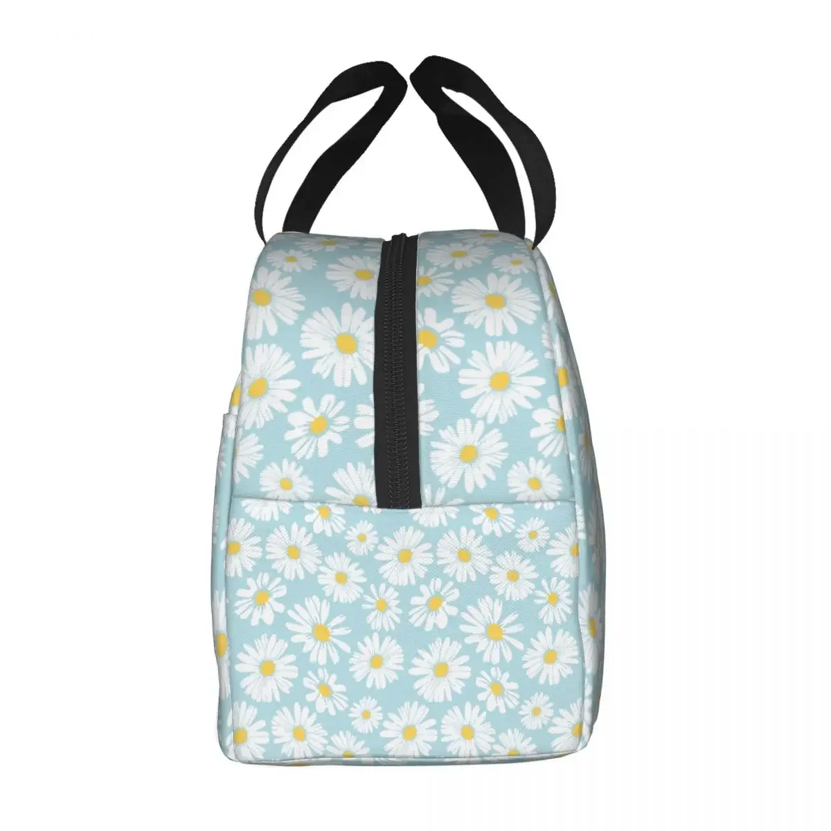 Destroy AndrFlower-Sacs à lunch portables pour femmes et filles, glacière isotherme en polyester, boîte de pique-nique pour aliments thermiques