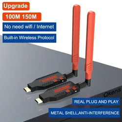 150m Wireless HDMI Extender 1080p Video Transmitter Receiver Multi Screen Display Adapter for Camera Laptop PC To TV Projector