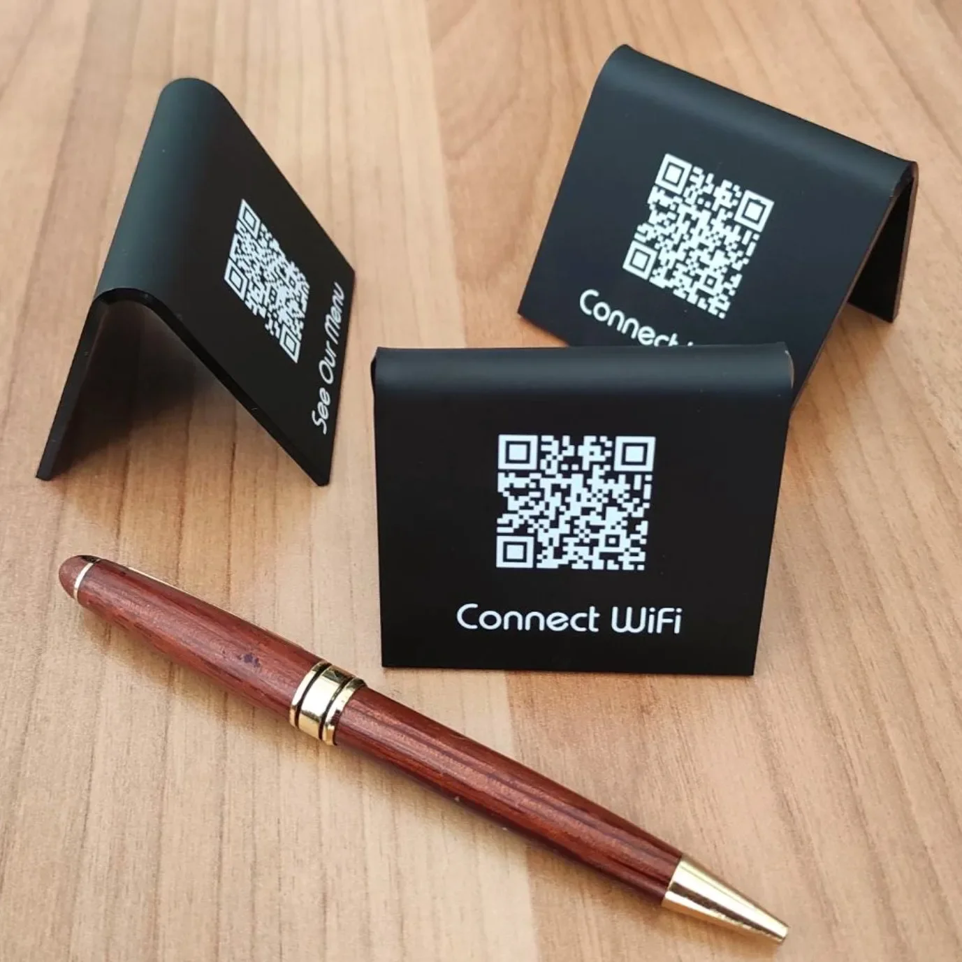 

Акриловые подставки для QR-меню, безсенсорная подставка для меню, подключение к Wi-Fi, QR-дисплей с бесплатной ценой, настольное меню, знаки для ресторана