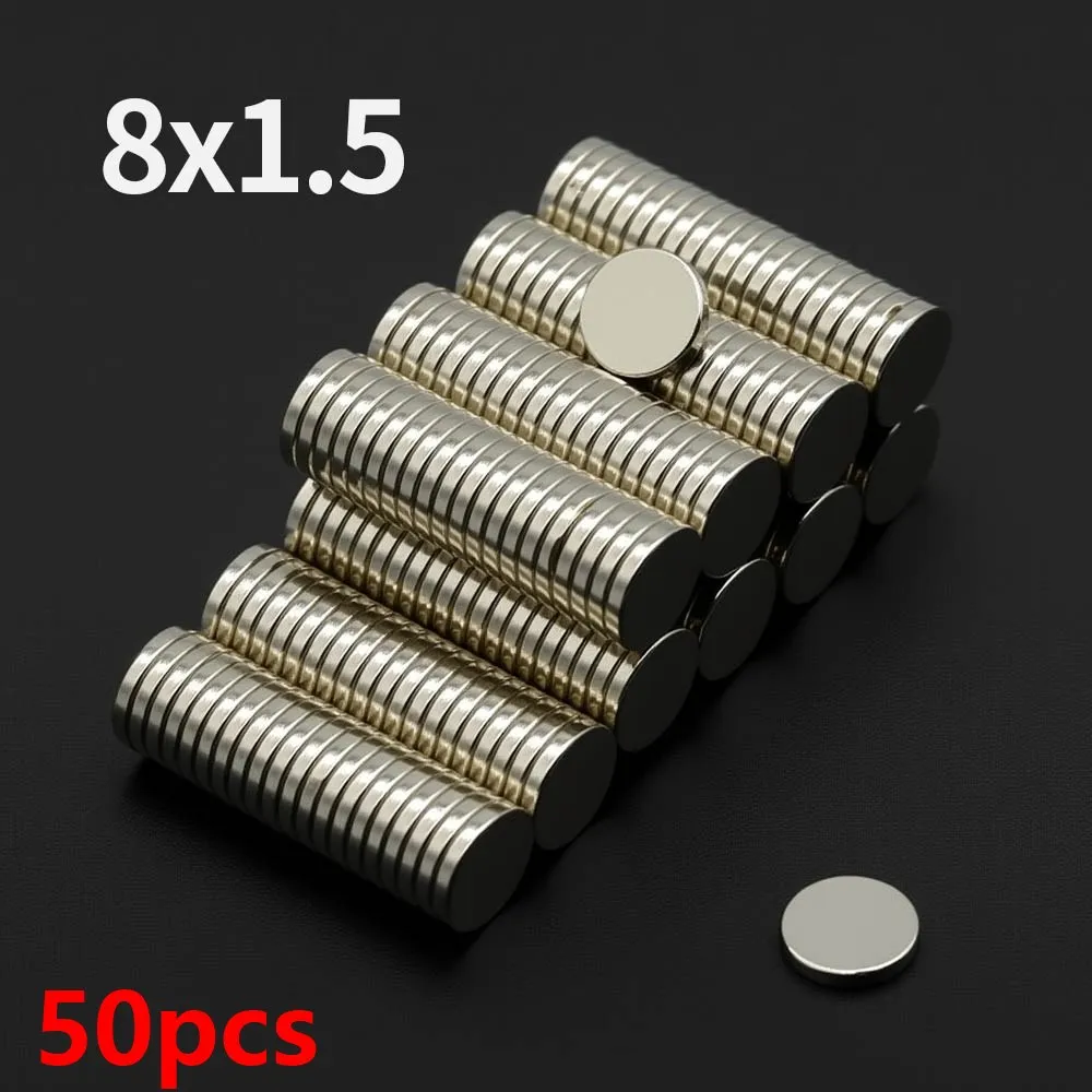 Krachtige Neodymium Magneet N35 NdfeB Permanente Magnetische imanes Ronde Super Sterke Koelkastmagneten DIY 2/4/5/6/8/10x2/3mm