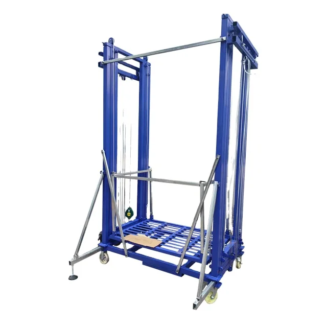 Electric Scaffolding Large Working Platform Wide Operating Space For Multiple Workers Simultaneous Construction Operation