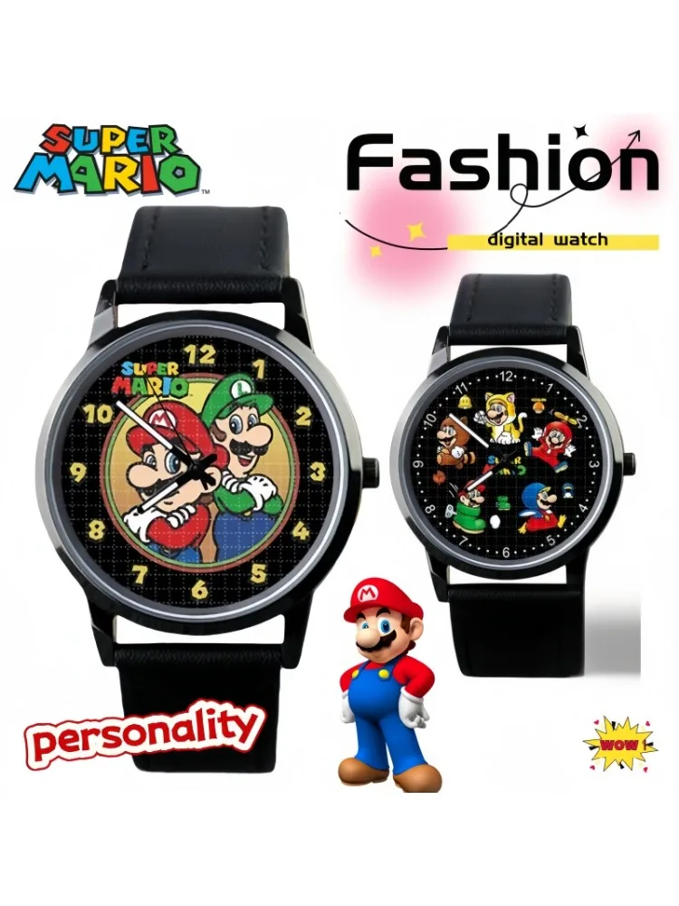 Montre numérique Super Mario, dessin animé mignon, mode personnalisée, Simple, nouvelle montre étanche pour étudiant, cadeau d'anniversaire pour garçons et filles
