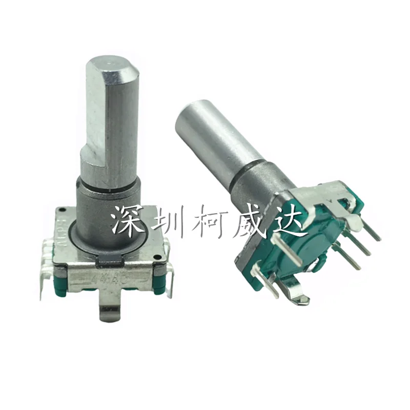 1pcs，Encoders EC11E09244BS，18-bit 9-pulse，5Pin，With a press switch，360 degrees without limit