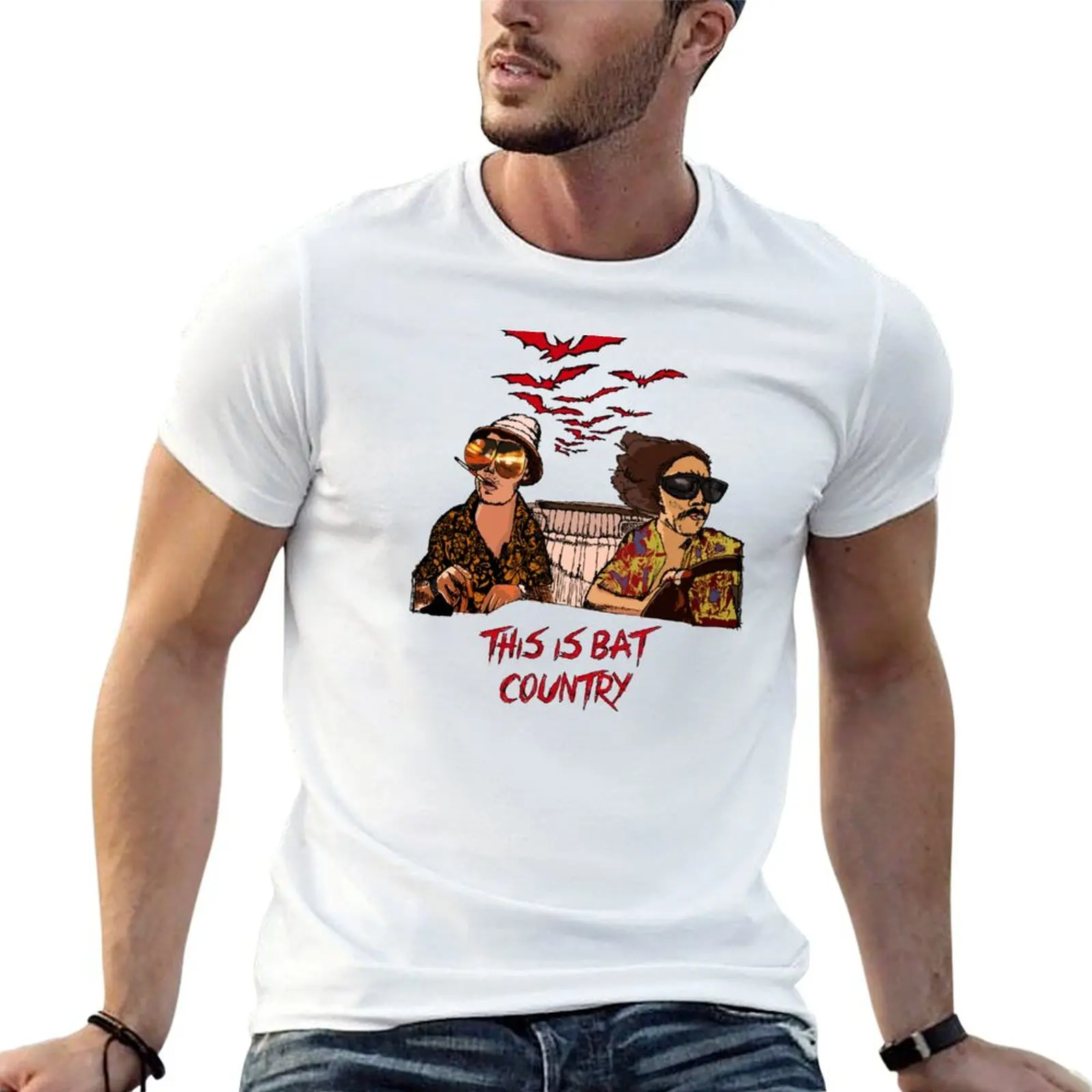 Bat country T-Shirt Casual Minimalist Short Sleeve Top