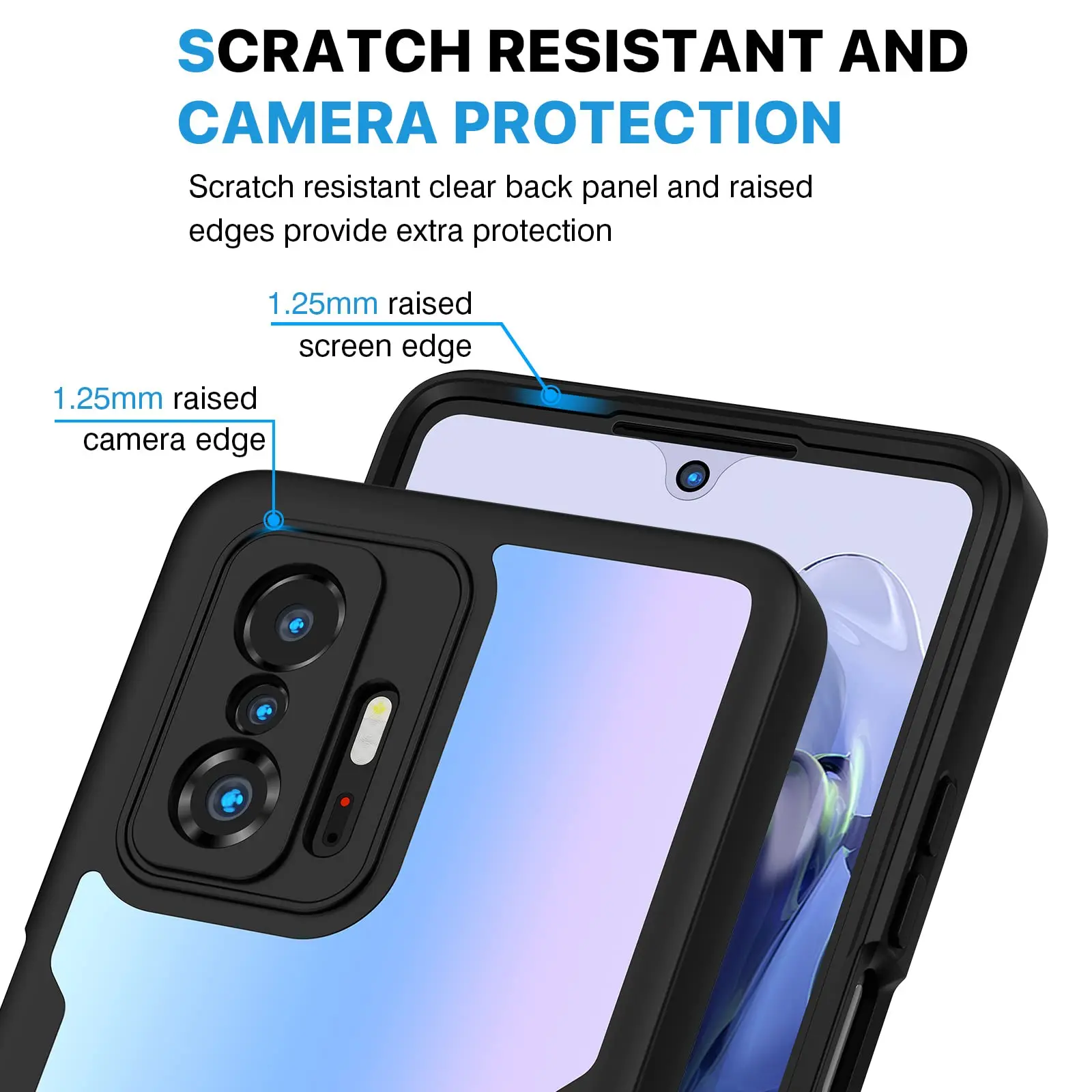 Case For Xiaomi Redmi Note 12 Pro 11 10 Redmi A2 A1 12C 10C 10 9C 360 Full Protective Bult in Screen Protector Shockproof Cover