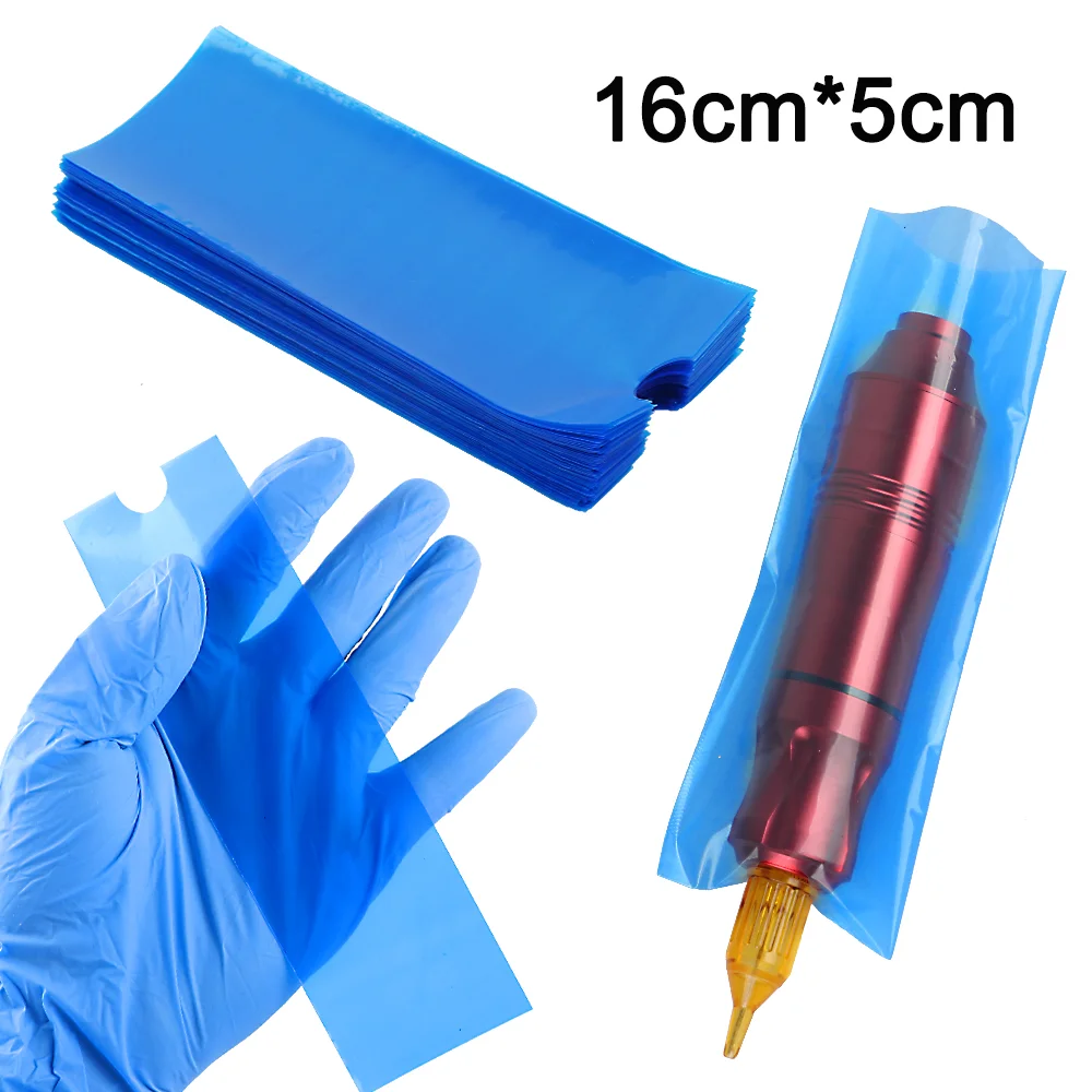 100/200pcs Tattoo Pen Machine Bags Cover Sleeves Disposable Microblade Pen Clip Cord Cover Accessories Tattoo Accessories