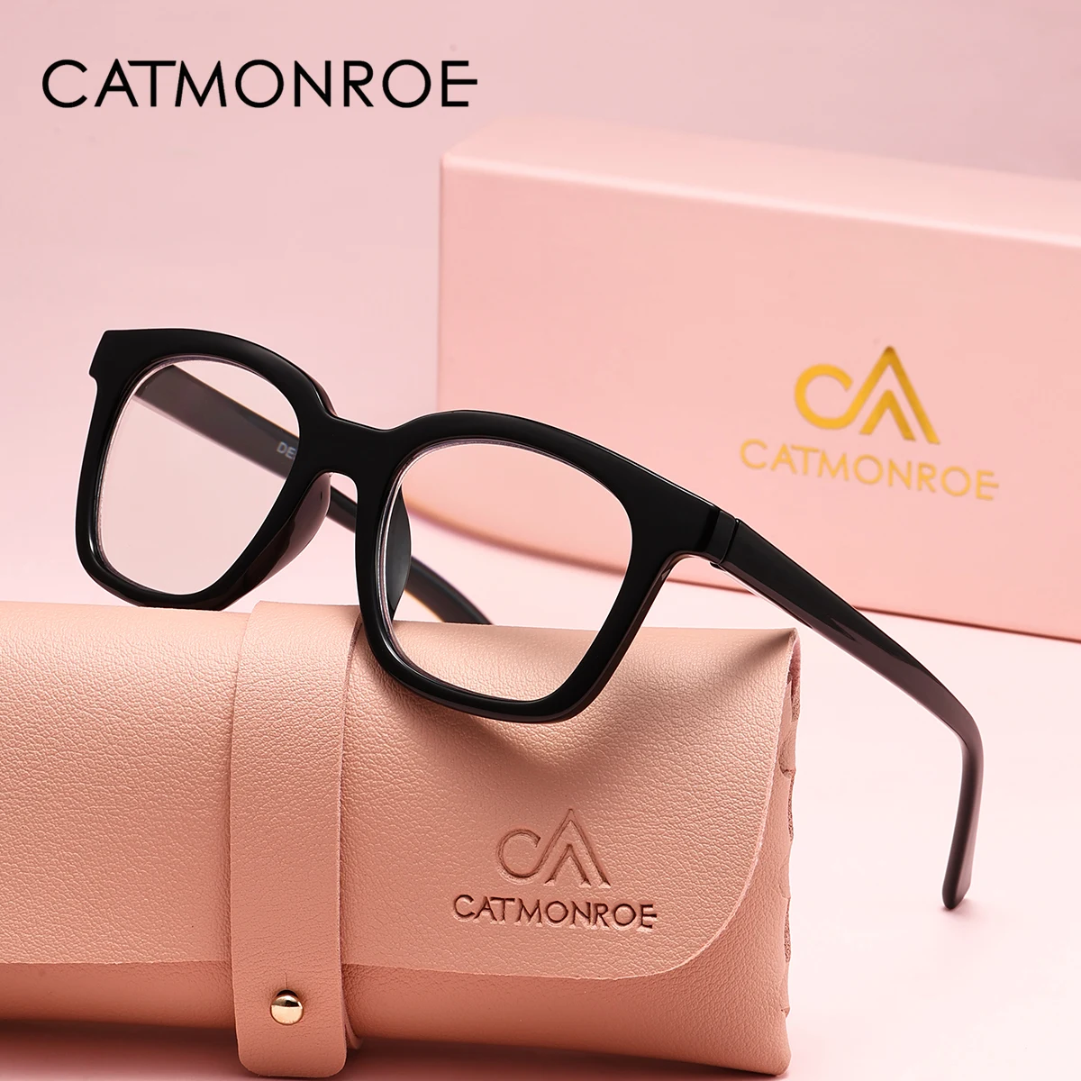 CATMONROE 1 Stück Lesebrille für Damen, PC-Rahmen, Leopardenmuster, Computerbrille, modische Bekleidung, Accessoires – Detail 5