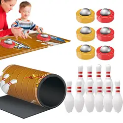 Table Top Curling Game Multiplayer Fun Table Top Shuffleboard Multifunctional Party Supplies Desktop Toys Interactive Play For