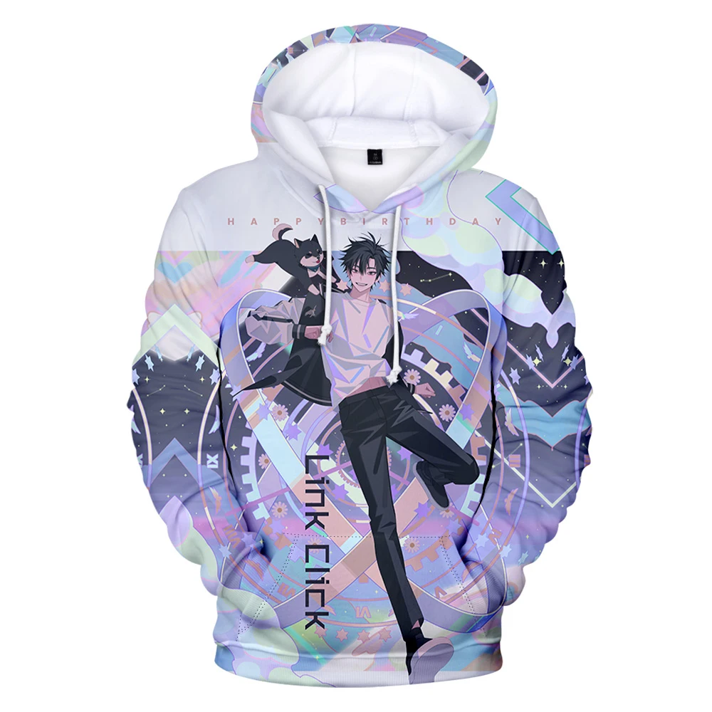 2026 Link Click Anime Hoodie Unisex Long Sleeve Woman Man Sweatshirt Free Shipping Harajuku Streetwear Casual Style 3D Clothes