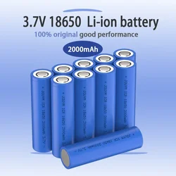 New Type High performance 3.7V 1-10PCS 18650 2000mAh Li-ion Rechargeable Battery