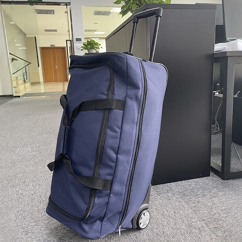 

Kinston Ox Cloth Lage Bag Lightweight Large Capaci Wheel Suitcase Busin Travel Bag for Men And Women