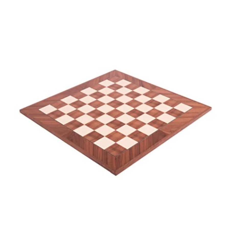 

Standard Traditional Chess Board with 2.25 Pieces in Walnut and Maple Wood Featuring a Satin Finish Ideal for Home Tournament a