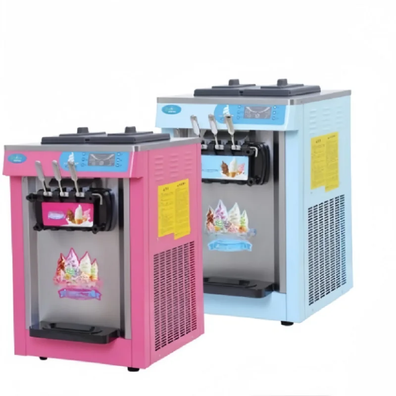 

Three Flavors Ice Cream Production Machine Milk Tea Shop Soft Ice Cream Maker Stainless Steel Ice Cream Machine