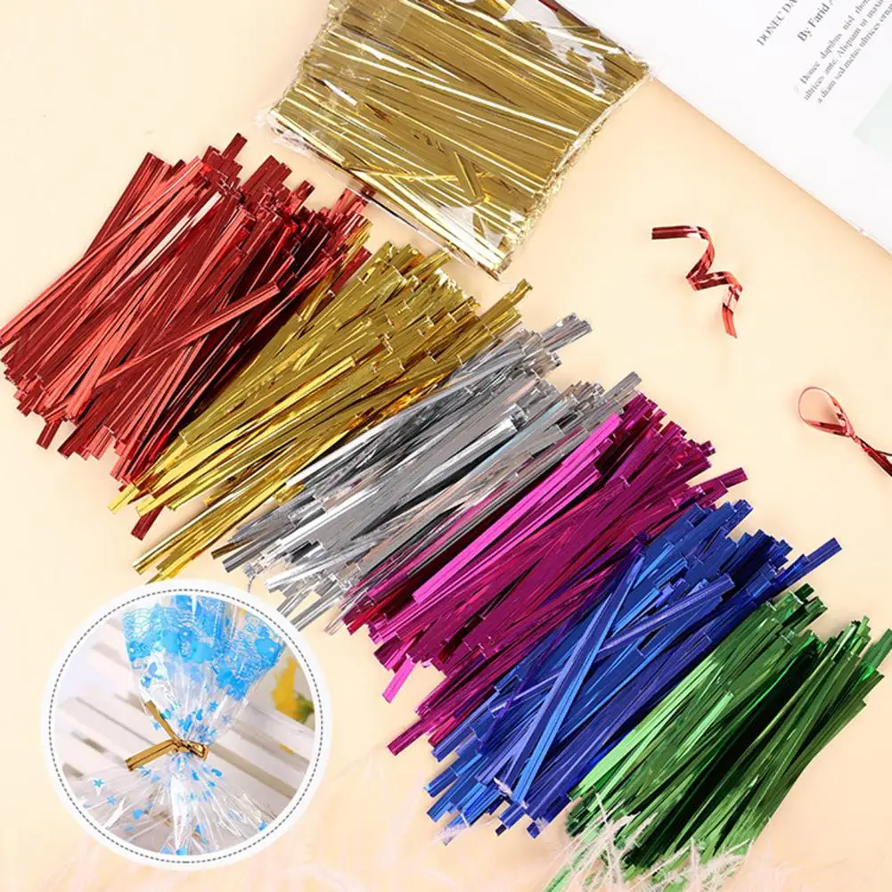 800Pcs Bread Ties Bright Color Bag Ties Non-slip Heavy Duty Treat Bag Ties Useful Bread Bag Twist Ties Office Supplies