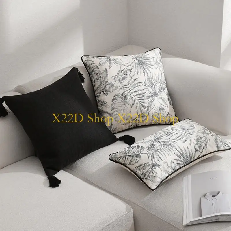 X22D Sophisticated Throw Pillow Case Plushie Cushion Cover for Soft Interiors Color Optional Pillow Slipcover 45x45cm