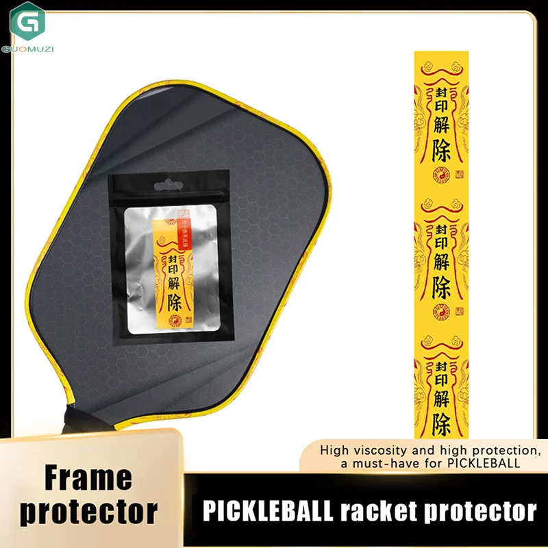 For 16mm Rackets Seal Release Pickleball Racket Edge Sticker Shock Absorption Durable Pickleball Racket Frame Protective Tape