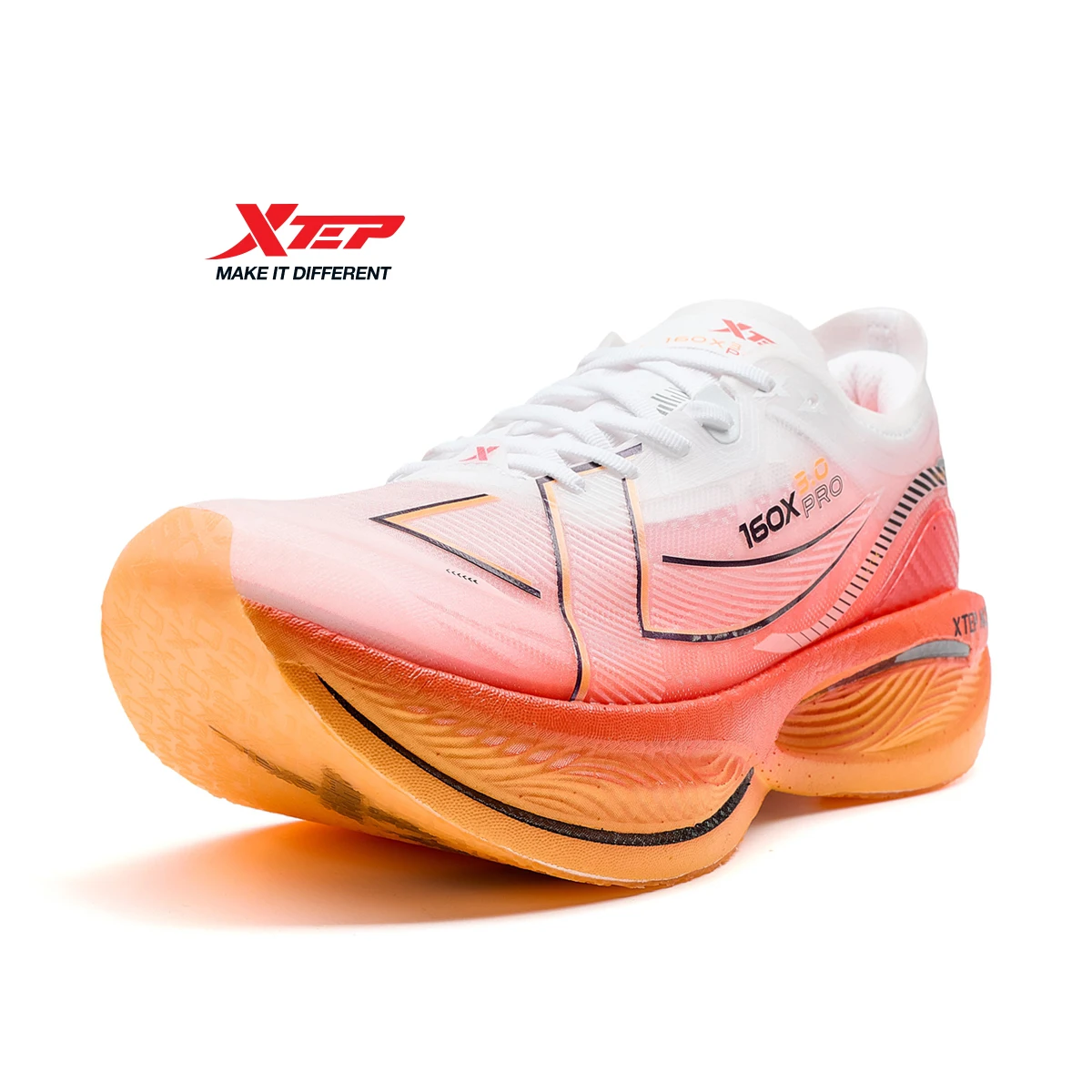 Xtep 160X 3.0 PRO احذية الجري للرجال الصيف متعدد المشهد لوحة الكربون احذية الجري تنفس سباق أحذية رياضية 976419110086